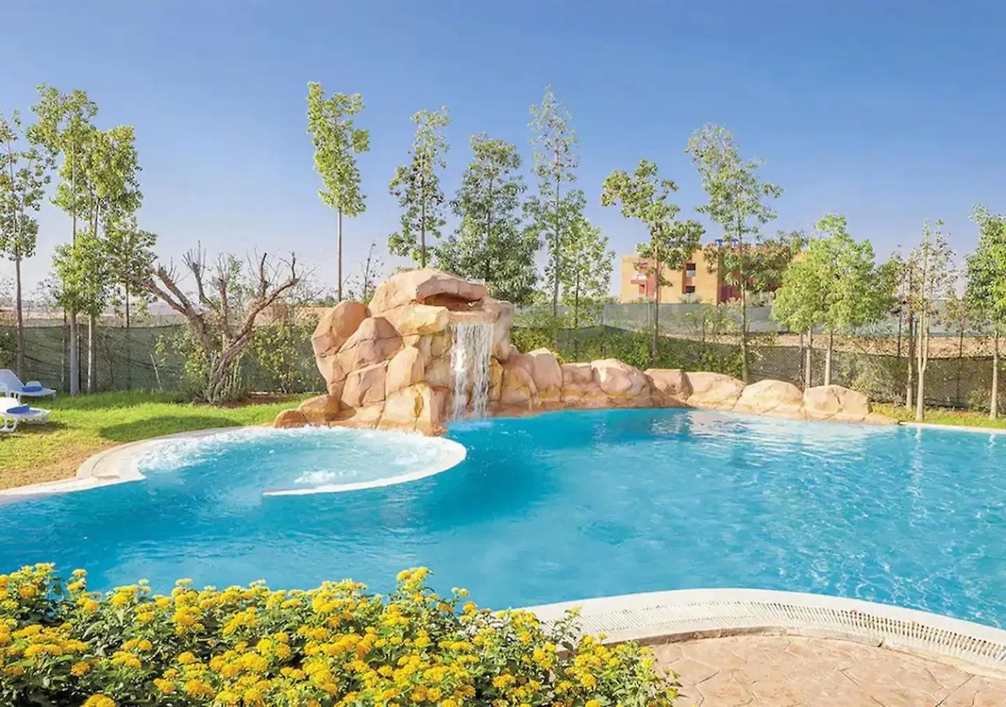 アパート Appartement Avec Solarium Prive Au Vizir Residence Prestigieuse Avec Acces Au Parc マラケシュ