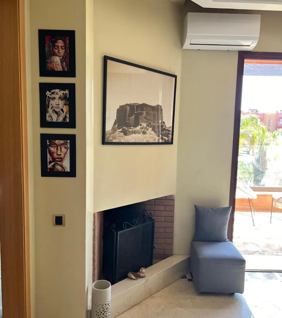 Appartement Avec Solarium Prive Au Vizir Residence Prestigieuse Avec Acces Au Parc マラケシュ