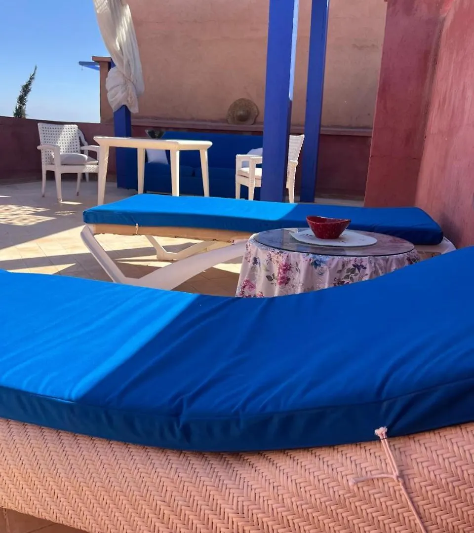 Appartement Avec Solarium Prive Au Vizir Residence Prestigieuse Avec Acces Au Parc マラケシュ アパート
